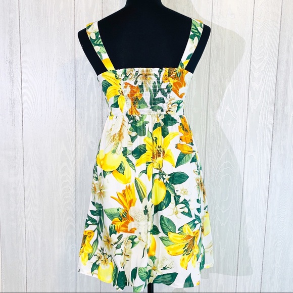 Marled reunited clothing lemon floral print dress - Picture 3 of 3